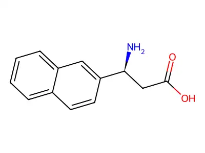 (S)-3-Amino-3-(naphthalen-1-yl)propanoic acid structure