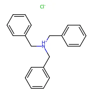 Benzenemethanamine, N,N-bis(phenylmethyl)-, hydrochloride (1:1) structure