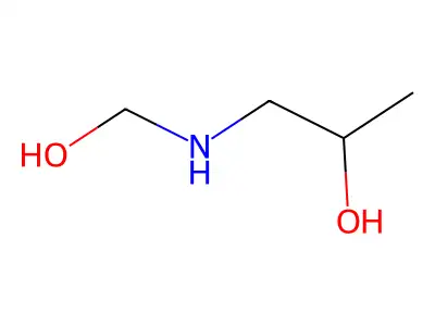 1-[(Hydroxymethyl)amino]propan-2-OL structure