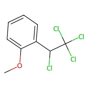 Benzene, 1-methoxy-2-(1,2,2,2-tetrachloroethyl)- structure