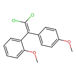 Benzene, 1-(2,2-dichloro-1-(4-methoxyphenyl)ethenyl)-2-methoxy- structure