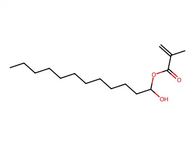 Hydroxydodecyl methacrylate structure