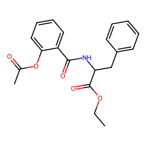 Aspirin phenylalanine ethyl ester structure