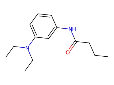 N-(3-(Diethylamino)phenyl)butyramide structure