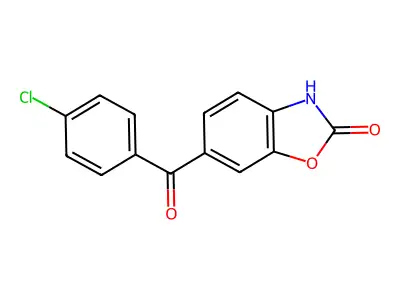 (4-Chlorophenyl)(2-hydroxy-1,3-benzoxazol-6-yl)methanone structure