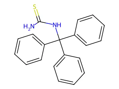 Tritylthiourea structure