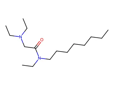 2-(diethylamino)-N-ethyl-N-octylacetamide structure