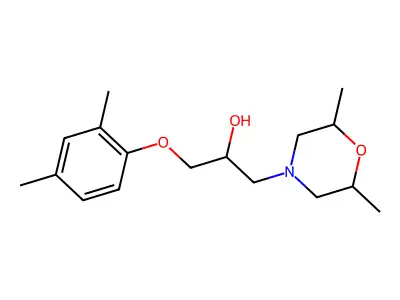 1-(2,6-Dimethylmorpholin-4-yl)-3-(2,4-dimethylphenoxy)propan-2-ol structure