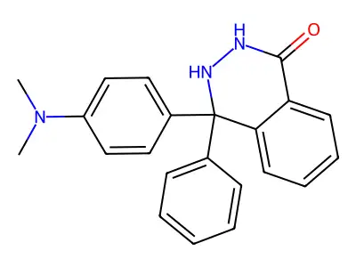 4-(4-Dimethylaminophenyl)-4-phenyl-2,3-dihydrophthalazin-1-one structure