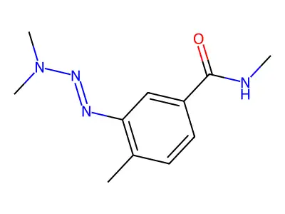 3-(3,3-Dimethyltriazeno)-N-methyl-p-toluamide structure