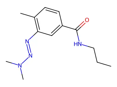 3-(3,3-Dimethyltriazeno)-N-propyl-p-toluamide structure