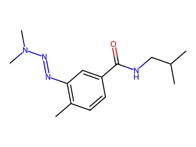 3-(3,3-Dimethyltriazeno)-N-isobutyl-p-toluamide structure