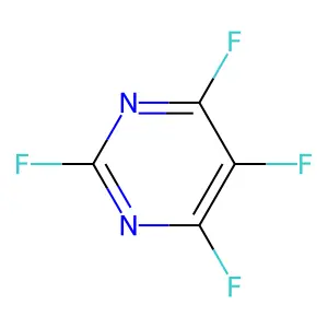 2,4,5,6-Tetrafluoropyrimidine structure