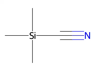 三甲基氰硅烷 structure