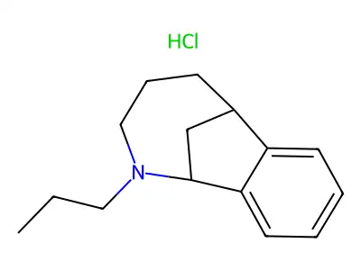 1,6-Methano-2-benzazocine, 1,2,3,4,5,6-hexahydro-2-propyl-, hydrochloride structure