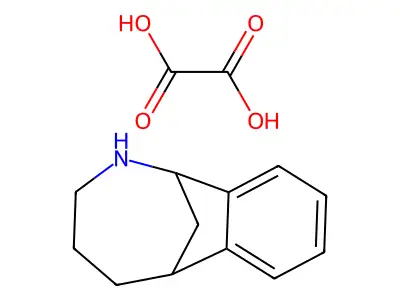 1,6-Methano-2-benzazocine, 1,2,3,4,5,6-hexahydro-, oxalate structure