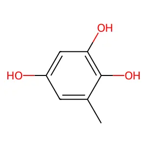 2,3,5-Trihydroxytoluene structure