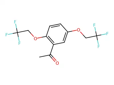 1-(2,5-Bis(2,2,2-trifluoroethoxy)phenyl)ethan-1-one structure
