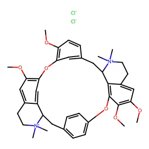 Dimethyl l-curine dimethochloride structure