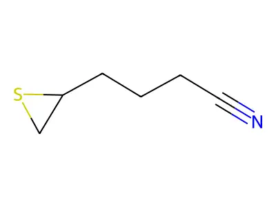 Thiiranebutanenitrile structure
