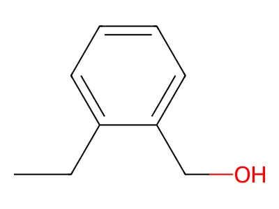 (2-Ethylphenyl)methanol structure