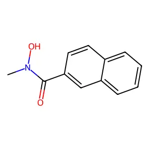 N-羟基-N-甲基-2-萘甲酰胺 structure