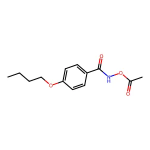 N-(乙酰氧基)-4-丁氧基苯甲酰胺 structure