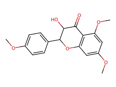 3-Hydroxy-4',5,7-trimethoxyflavane structure
