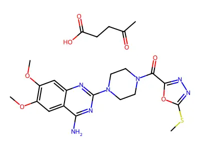Tiodazosin levulinate structure