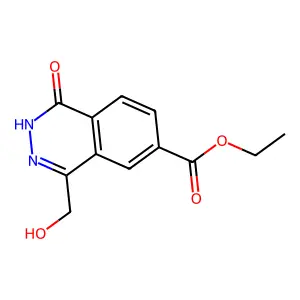 Ethyl 1-hydroxy-4-(hydroxymethyl)-6-phthalazinecarboxylate structure