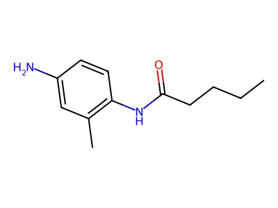 N-(4-amino-2-methylphenyl)pentanamide structure