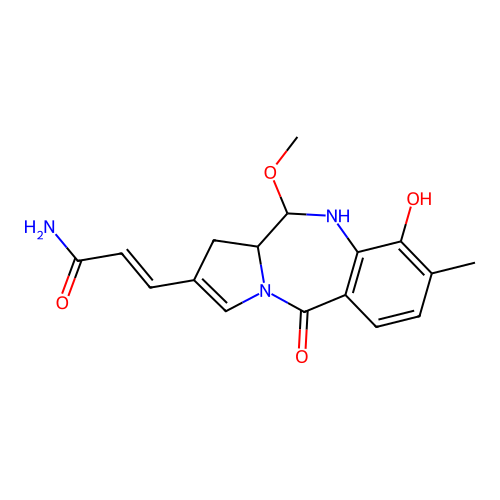 Anthramycin 11-methyl ether structure