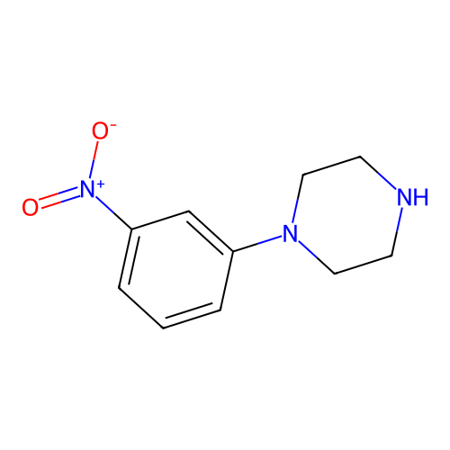 1-(3-Nitrophenyl)piperazine structure