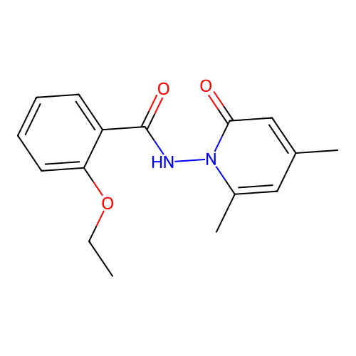N-(4,6-dimethyl-2-oxopyridin-1(2H)-yl)-2-ethoxybenzamide structure