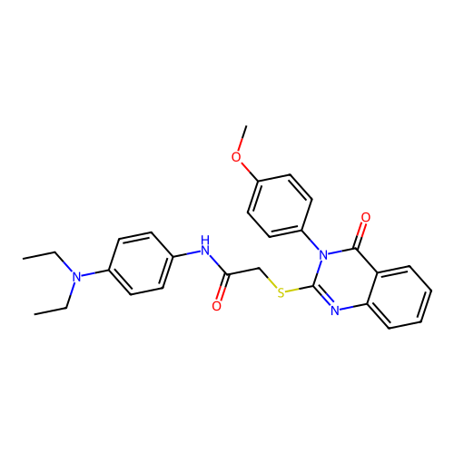 N-[4-(diethylamino)phenyl]-2-{[3-(4-methoxyphenyl)-4-oxo-3,4-dihydroquinazolin-2-yl]sulfanyl}acetamide structure