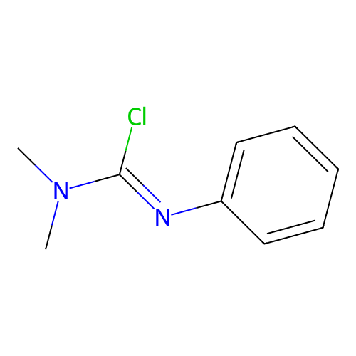 [Chloro(phenylimino)methyl]dimethylamine structure