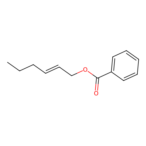 trans-2-Hexenyl benzoate structure