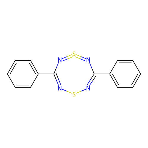 (3Z)-3,7-diphenyl-1lambda4,5-dithia-2,4,6,8-tetrazacycloocta-1,3,6,8-tetraene structure