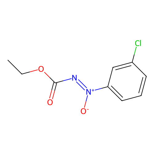 (Z)-(3-chlorophenyl)-ethoxycarbonylimino-oxidoazanium structure
