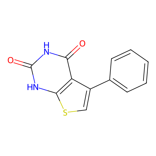 5-phenylthieno[2,3-d]pyrimidine-2,4(1H,3H)-dione structure