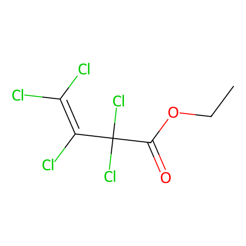 Ethyl pentachloro-3-butenoate structure