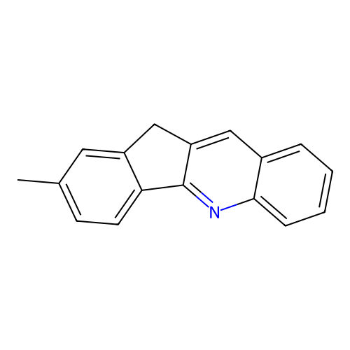 2-methyl-11H-indeno[1,2-b]quinoline structure