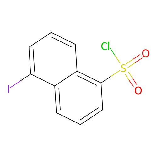 5-iodonaphthalene-1-sulfonyl Chloride structure