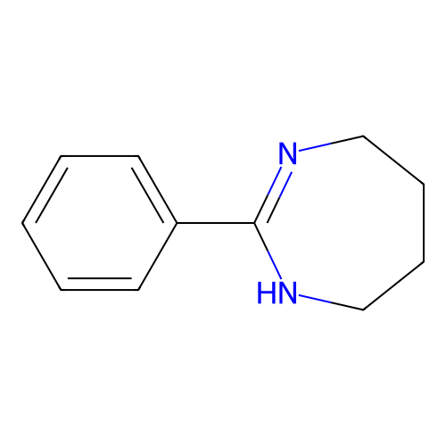 2-Phenyl-4,5,6,7-tetrahydro-1H-1,3-diazepine structure
