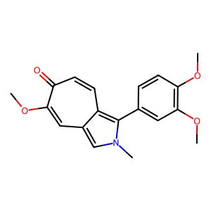1-(3,4-Dimethoxyphenyl)-5-methoxy-2-methylcyclohepta[c]pyrrol-6(2H)-one structure