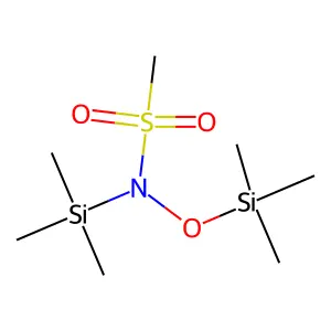 N-(Methylsulfonyl)-N,O-bis(trimethylsilyl)hydroxylamine structure