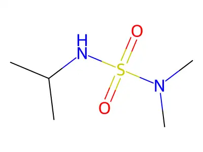 Dimethyl n-isopropylsulfamide structure