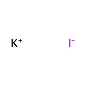 碘化钾 structure