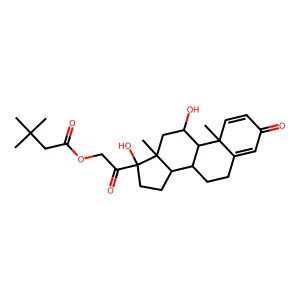 Prednisolone_Tebutate structure