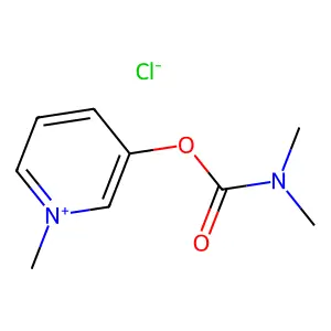 Pyridostigmine chloride structure